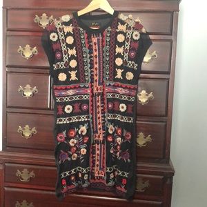 Johnny Was Biya Lovisa Mesh Tunic Dress